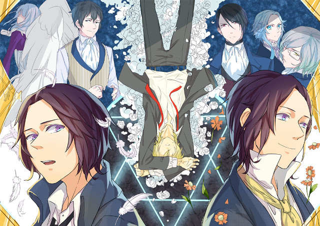 Anime characters group suit woman free wallpaper for desktop - medium preview image