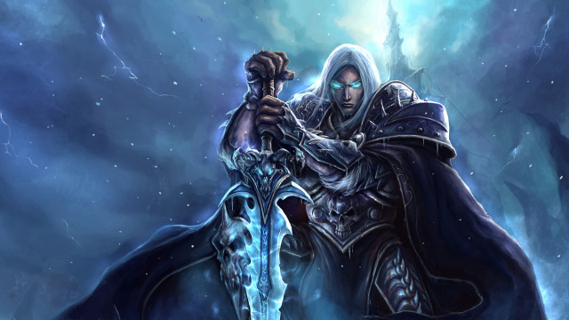 Man hooded outfit sword horse free wallpaper for desktop - medium preview image
