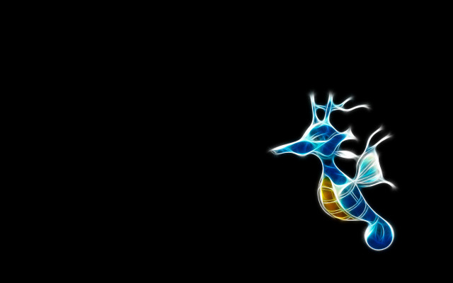 Blue yellow dragon black background #2 free wallpaper for desktop - medium preview image