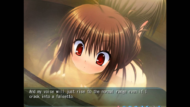 Anime girl big eyes sad free wallpaper for desktop - medium preview image