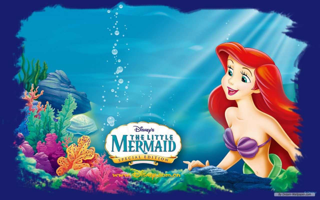 Little mermaid disney movie poster free wallpaper for desktop - medium preview image