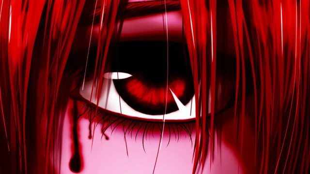 Close up red eye blood free wallpaper for desktop - medium preview image