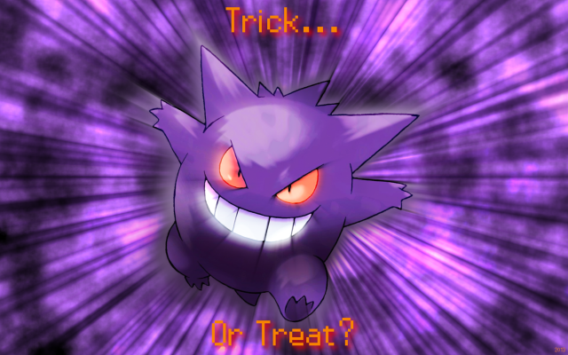 Purple background cat glowing face free wallpaper for desktop - medium preview image