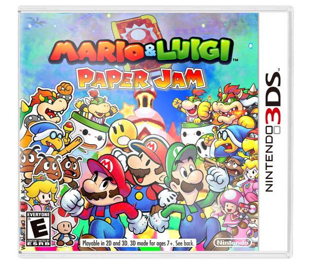 Mario luigi paper jam nintendo #2 free wallpaper for desktop - medium preview image