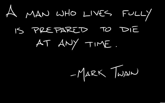 Mark twain quote black background free wallpaper for desktop - medium preview image