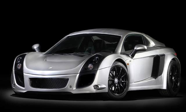 White sports car dark room #2 free wallpaper for desktop - medium preview image