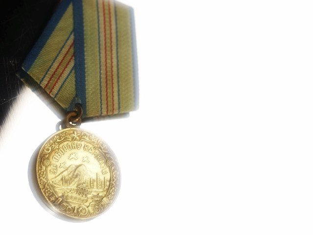 Medal ribbon shadow person head free wallpaper for desktop - medium preview image