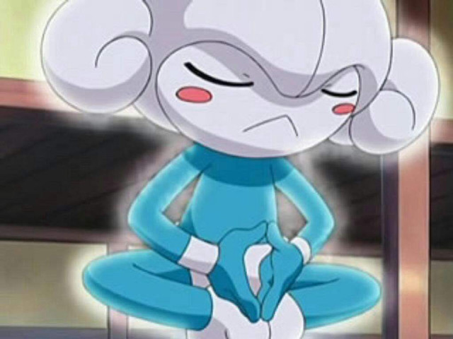 Sad cartoon character with eyes free wallpaper for desktop - medium preview image