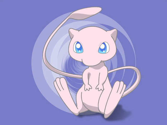 Cartoon cat sitting blue background free wallpaper for desktop - medium preview image