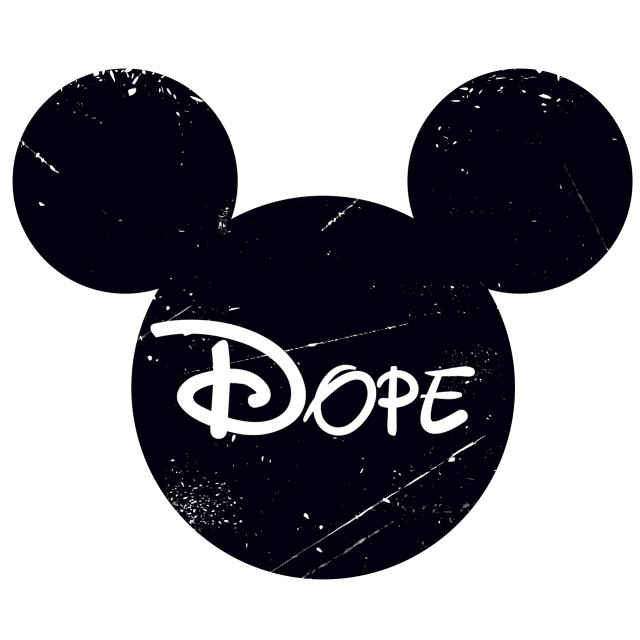 Mickey mouse dope black white free wallpaper for tablet - medium preview image