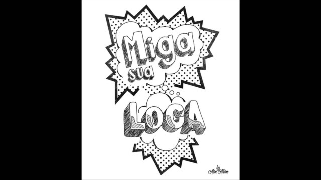 Black white logo comic bubble free wallpaper for desktop - medium preview image