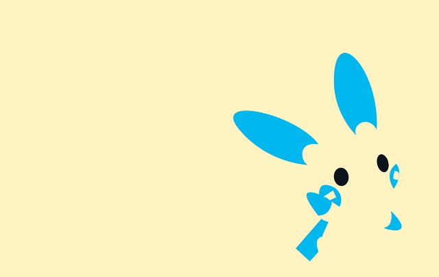 Blue bunny rabbit broken nose free wallpaper for desktop - medium preview image