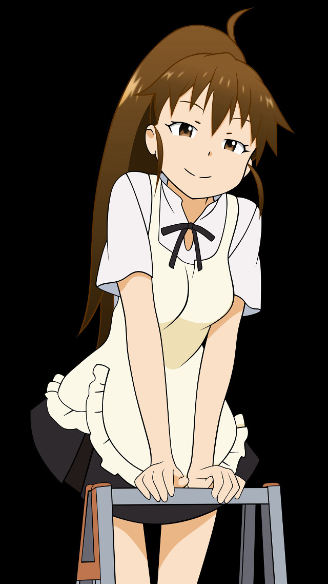 Girl sitting stool legs crossed free wallpaper for mobile - medium preview image