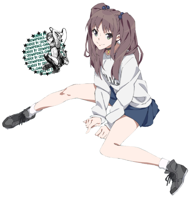 Girl sitting ground crossed legs free wallpaper for tablet - medium preview image