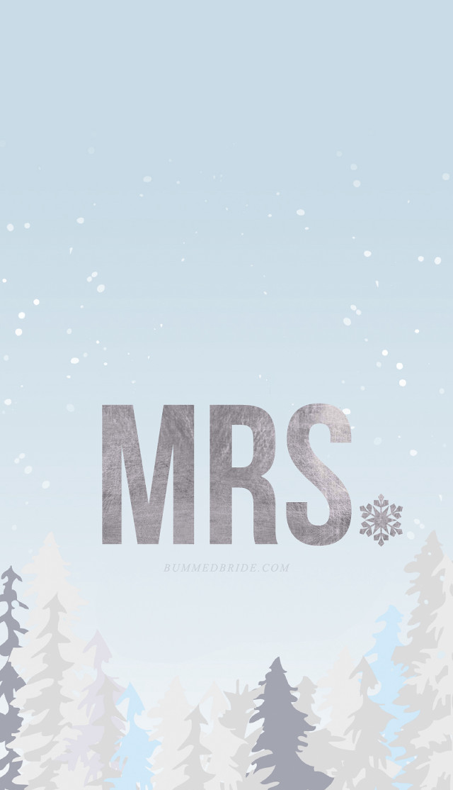 Snowy landscape trees mrs sign free wallpaper for mobile - medium preview image