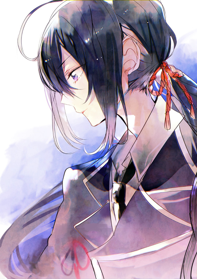 Woman hat sword blue background free wallpaper for mobile - medium preview image