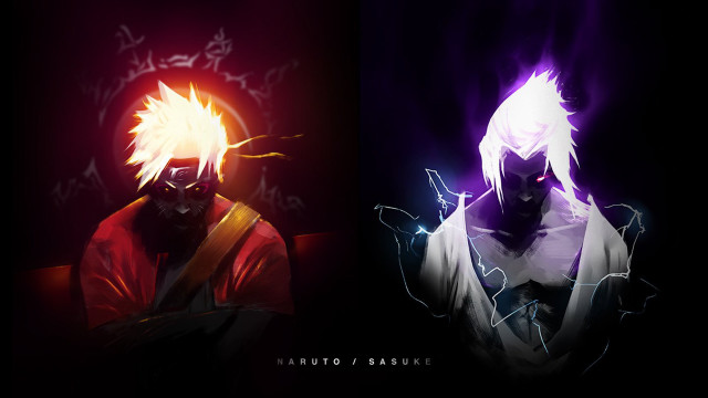 White red hair anime boys free wallpaper for desktop - medium preview image