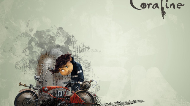 Cartoon character motorcycle guitar coraline free wallpaper for desktop - medium preview image