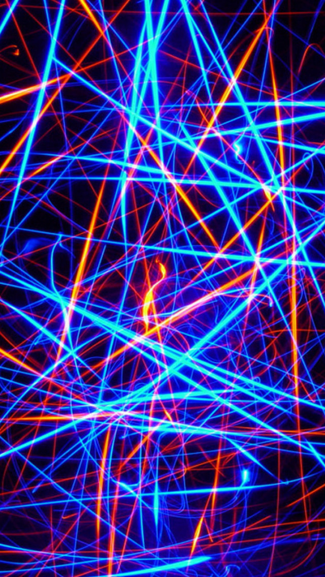 Blue red lights dark sky #2 free wallpaper for mobile - medium preview image