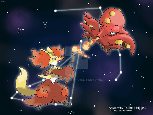 Fox dragon flying sky star free wallpaper for desktop - medium preview image