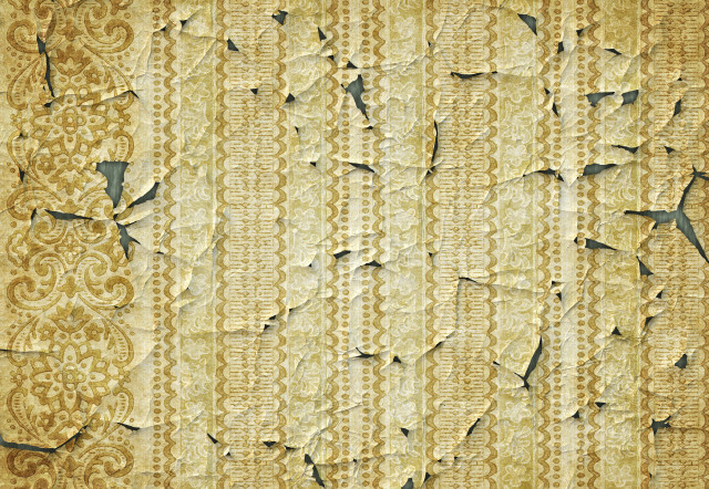 Wall pattern clock next to free wallpaper for desktop - medium preview image