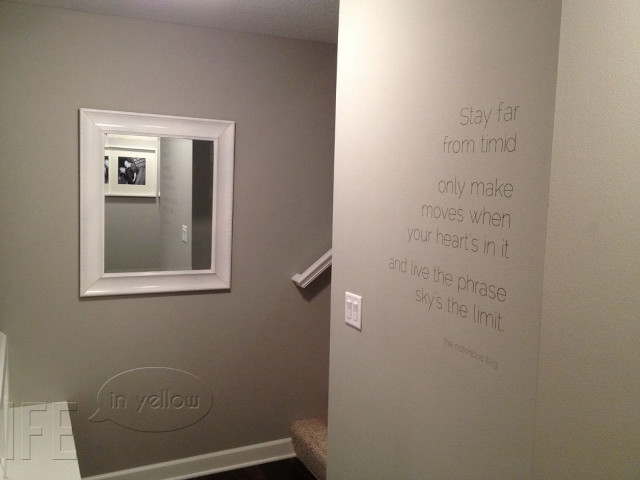 Bathroom mirror white frame quote free wallpaper for desktop - medium preview image