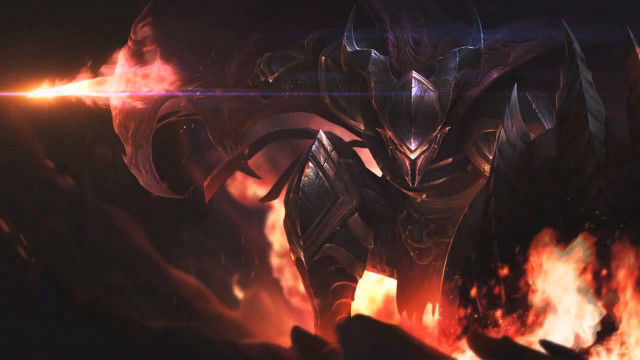 Demonic creature flames bright light free wallpaper for desktop - medium preview image