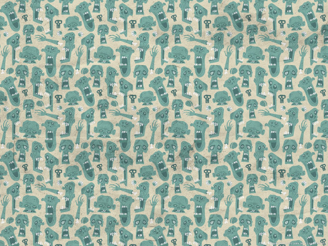 Blue elephants trees beige sky free wallpaper for desktop - medium preview image