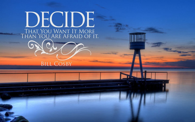 Pier quote decide want fear free wallpaper for desktop - medium preview image
