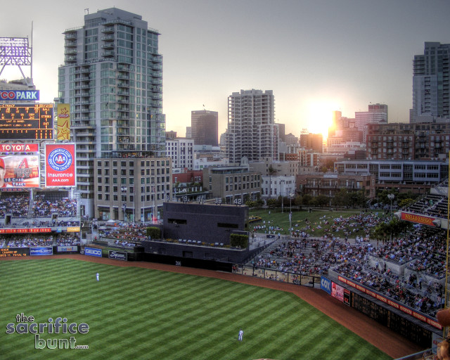Baseball stadium crowd sunset dawn #2 free wallpaper for desktop - medium preview image