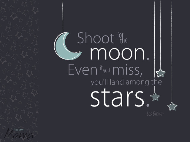 Shoot for the moon even free wallpaper for desktop - medium preview image