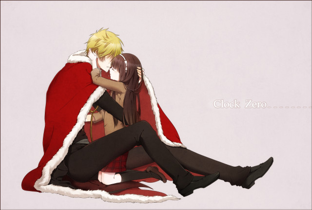 Couple sitting bed christmas fur free wallpaper for desktop - medium preview image