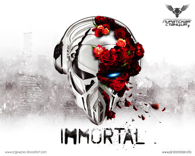 White helmet red roses cityscape free wallpaper for desktop - medium preview image