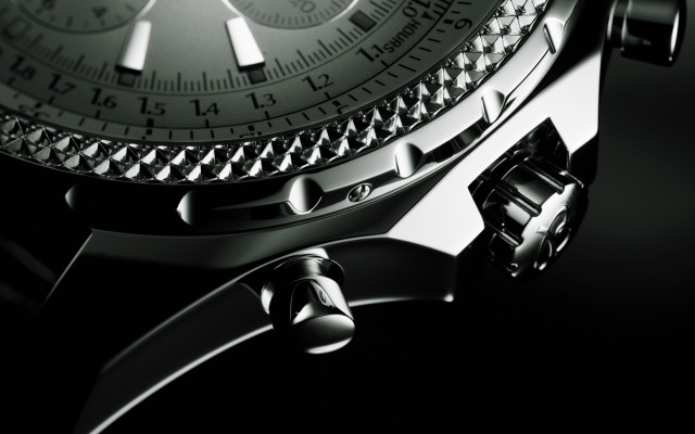 Watch black white face photorealism free wallpaper for desktop - medium preview image