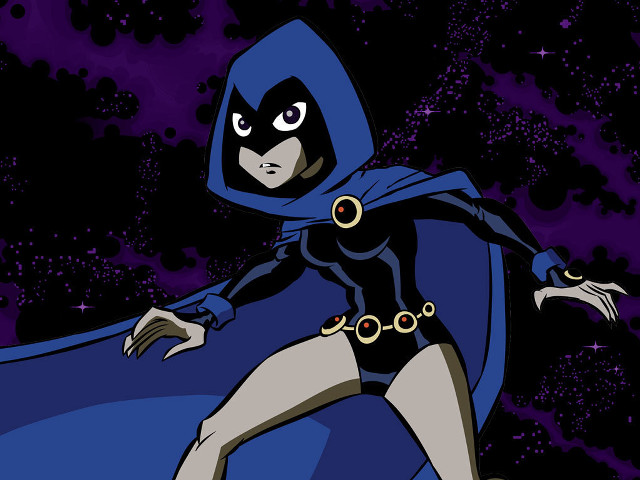 Cartoon blue mask cape purple free wallpaper for desktop - medium preview image