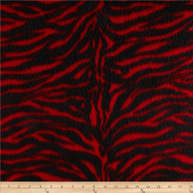Red black zebra print fabric free wallpaper for tablet - medium preview image