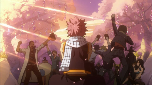 Forest group sword sunset twilight free wallpaper for desktop - medium preview image