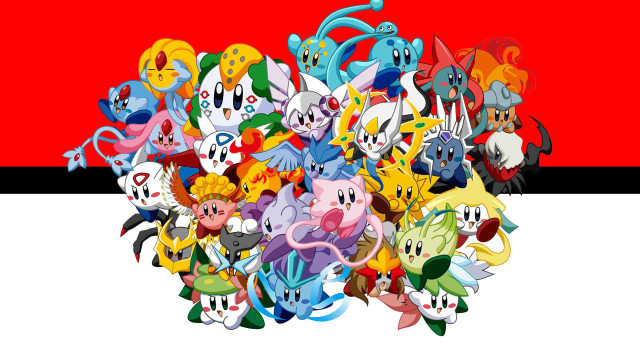 Cartoon characters red background black free wallpaper for desktop - medium preview image