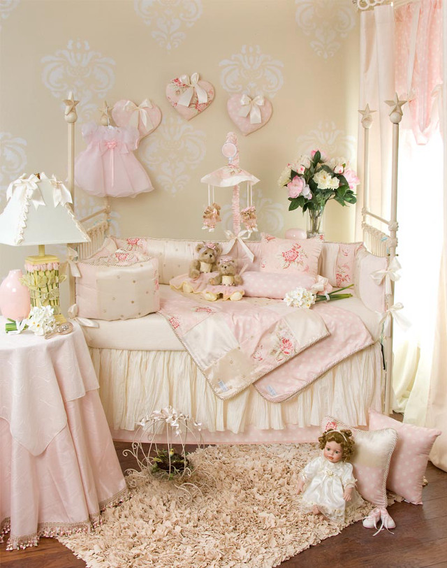 Pink white bedroom teddy bear free wallpaper for mobile - medium preview image