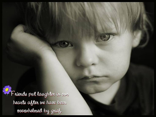 Young boy sad look hand free wallpaper for desktop - medium preview image