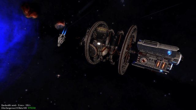 Space station satellite vehicle background free wallpaper for desktop - medium preview image