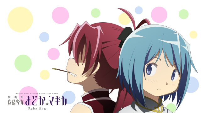 Anime characters blue hair pink free wallpaper for desktop - medium preview image