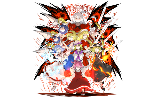 Cartoon characters drawing white background #2 free wallpaper for desktop - medium preview image