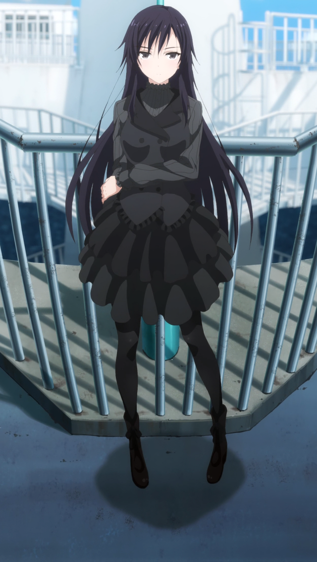 Black dress gothic kyoto animation free wallpaper for mobile - medium preview image