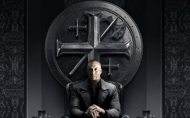 Man chair shield cross pentagram free wallpaper for desktop - medium preview image