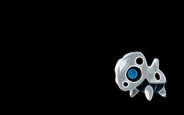 White blue object black background free wallpaper for desktop - medium preview image