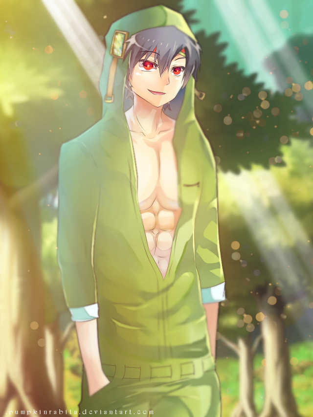 Green suit man christmas forest free wallpaper for mobile - medium preview image