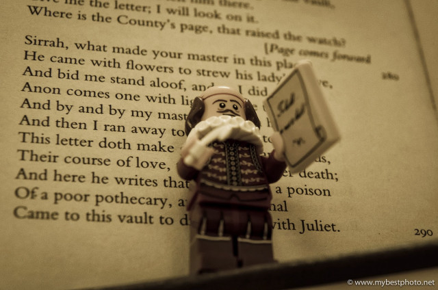 Lego figure holding book poem free wallpaper for desktop - medium preview image