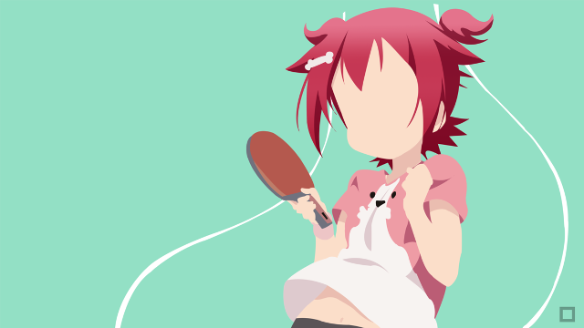 Girl pink hair mirror hair free wallpaper for desktop - medium preview image