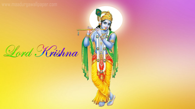 Lord krishna colorful wallpaper god free wallpaper for desktop - medium preview image